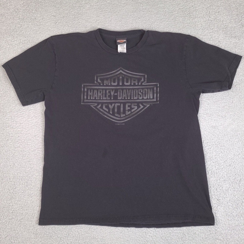 Harley Davidson T Shirt Mens Large Motorcycles Garden State Morris Plains NJ